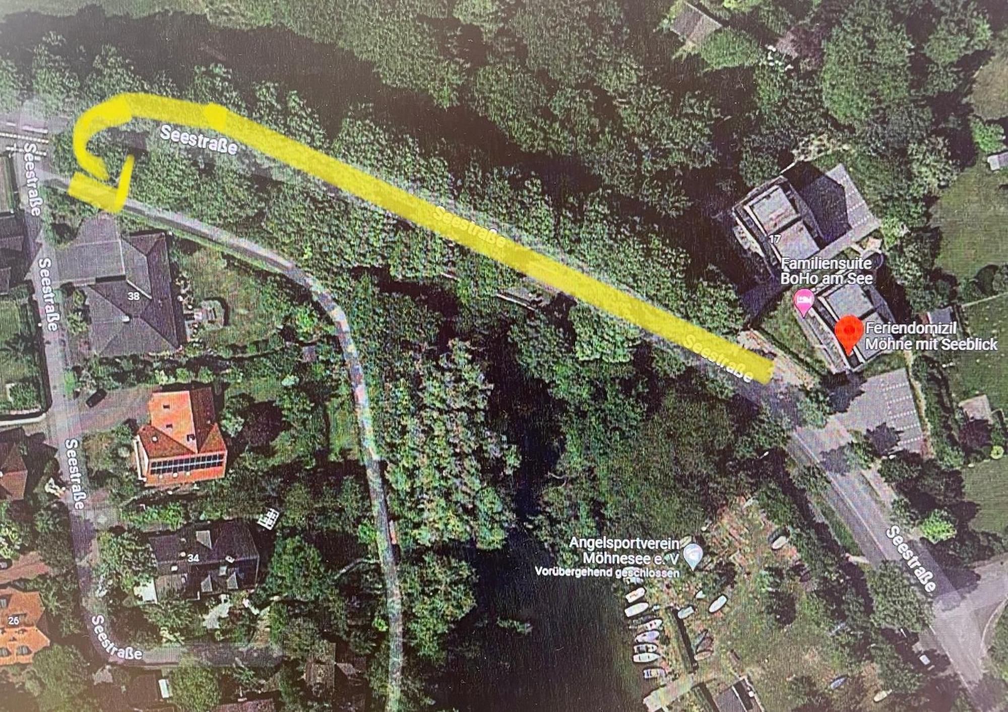 Feriendomizil Moehne Mit Seeblick Und Sauna Möhnesee Exterior foto